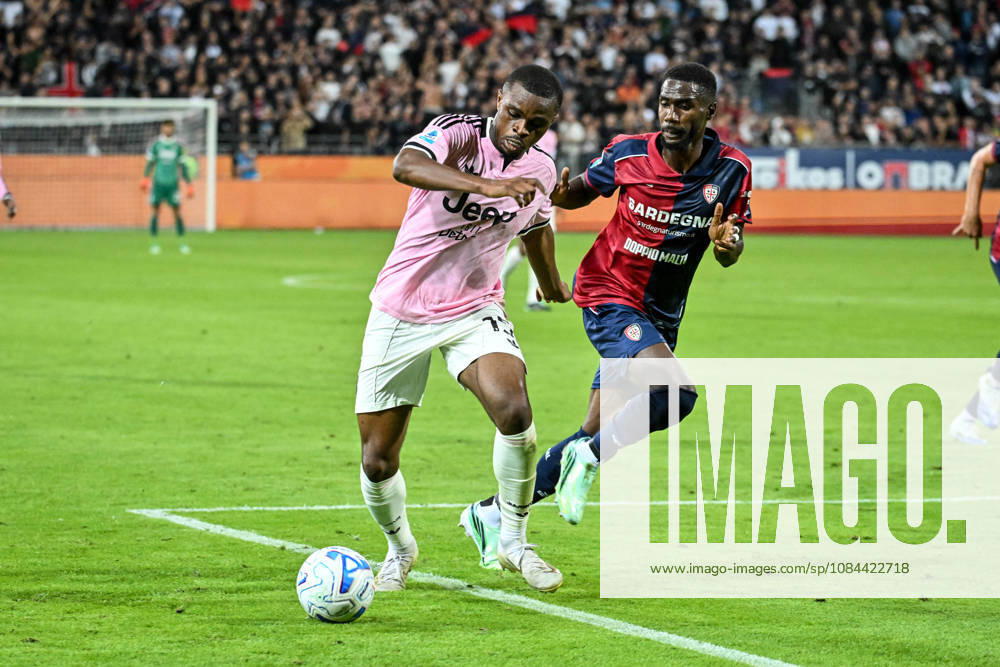IPA89570009 - Pierre Kalulu of Juventus FC during the Cagliari Calcio vs. Juventus FC Italian Serie A soccer match in Cagliari, Italy, on October 11, 2026