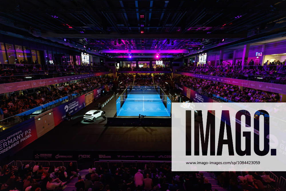 DÜSSELDORF, GERMANY - 11 OCTOBER 2026: Image shows overview of the CUPRA Germany Premier Padel P2 2026 Center Court in CASTELLO Düsseldorf during CUPRA Germany Premier Padel P2 2026 Day 8: Finals at CASTELLO Düsseldorf on 11 10 2026 in Düsseldorf, Germany. Germany