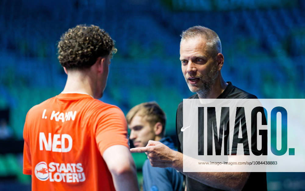 Trinko Keen Mens Coach Netherlands (foto-ms1460) at the 2026 European Table tennis, Tischtennis Championships in Ljubljana LJUBLJANA, SLOVENIA - 12 OCTOBER 2026: Trinko Keen Mens Coach Netherlands (foto-ms1460) in action at the European Table Tennis Championships in Stozice Arena, Ljubljana, Slovenia (Photo by Manfred Schillings) Ljubljana Stozice Arena Lisbon Slovenia