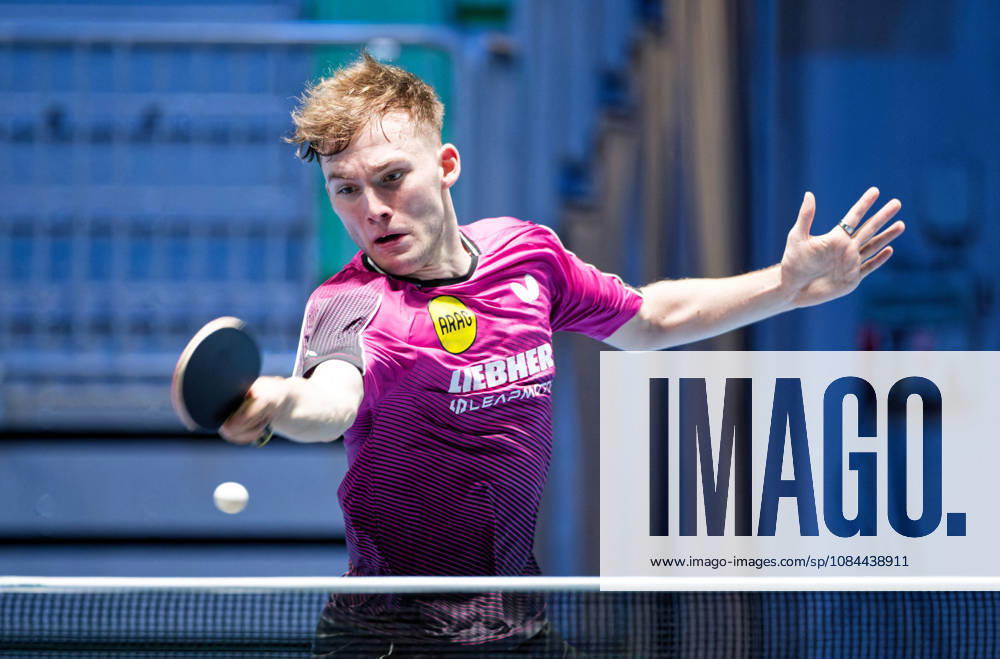 Wim Verdonschot BV Borussia Dortmund Germany (foto-ms1422) at the 2026 European Table tennis, Tischtennis Championships in Ljubljana LJUBLJANA, SLOVENIA - 12 OCTOBER 2026: Wim Verdonschot BV Borussia Dortmund Germany (foto-ms1422) in action at the European Table Tennis Championships in Stozice Arena, Ljubljana, Slovenia (Photo by Manfred Schillings) Ljubljana Stozice Arena Lisbon Slovenia