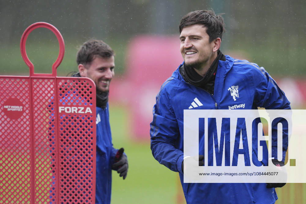 Manchester United, ManU Training, Champions League Harry Maguire of Manchester United during the Manchester United Training Session at Carrington Training Centre, ahead of the UEFA Champions League Matchday 2 v Atletico Madrid, Manchester, England on 12 October 2026 Credit: Steve Flynn Every Second Media Editorial use only. All images are copyright Every Second Media Limited. No images may be reproduced without prior permission.
