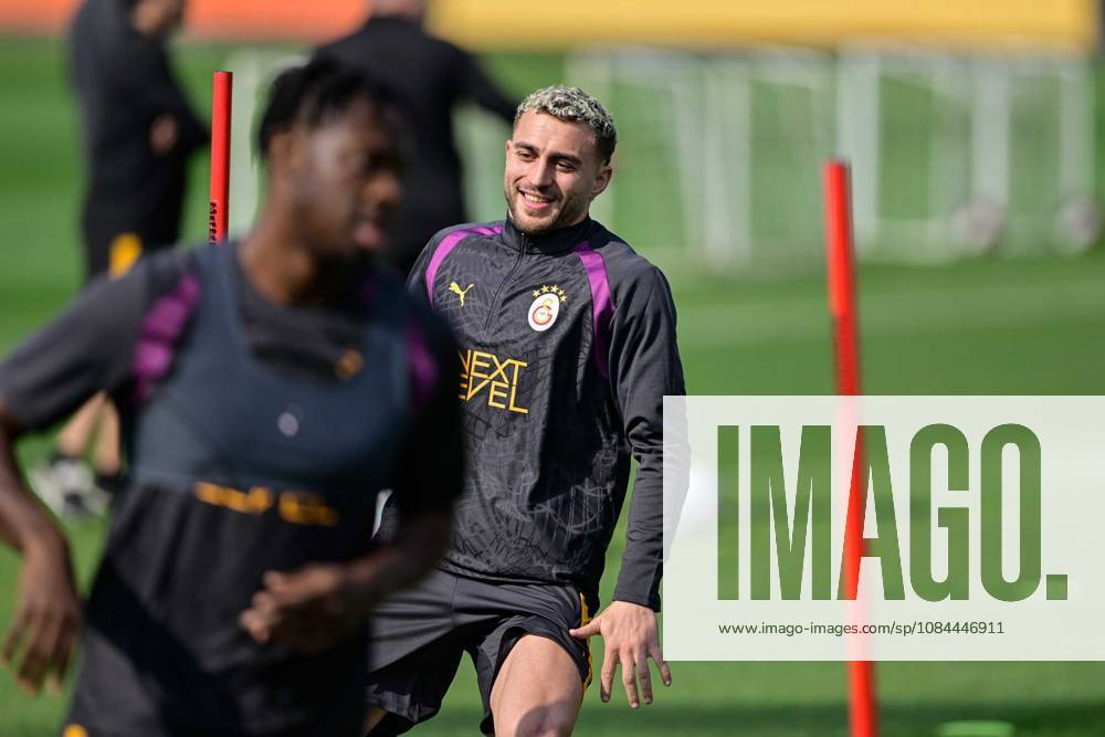 Galatasaray complete final training session in Istanbul ahead of Barcelona clash ISTANBUL, TURKIYE - OCTOBER 12: Galatasaray players complete their final training session ahead of their UEFA Champions League second-round match against Barcelona at the Kemerburgaz Metin Oktay Training Facility in Istanbul, Turkiye, on October 12, 2026. The training session, led by head coach Okan Buruk and open to the media for the first 15 minutes, began with warm-up exercises, continued with an 8-on-2 ball-possession drill and concluded with tactical preparations for the Barcelona match. Cem Tekkesinoglu Anadolu Istanbul Turkey. Editorial use only. Please get in touch for any other usage.
