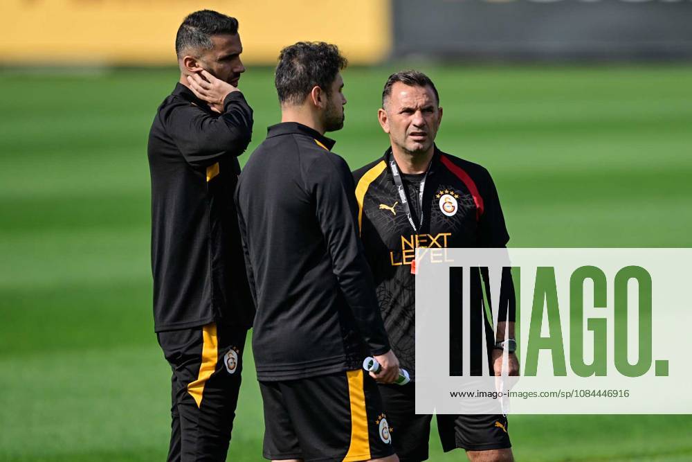 Galatasaray complete final training session in Istanbul ahead of Barcelona clash ISTANBUL, TURKIYE - OCTOBER 12: Galatasaray players complete their final training session ahead of their UEFA Champions League second-round match against Barcelona at the Kemerburgaz Metin Oktay Training Facility in Istanbul, Turkiye, on October 12, 2026. The training session, led by head coach Okan Buruk and open to the media for the first 15 minutes, began with warm-up exercises, continued with an 8-on-2 ball-possession drill and concluded with tactical preparations for the Barcelona match. Cem Tekkesinoglu Anadolu Istanbul Turkey. Editorial use only. Please get in touch for any other usage.