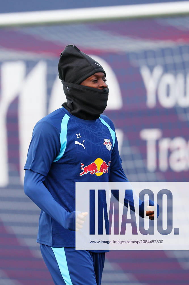 RB Leipzig - Training Champions League Leipzig, 12.10.2026, RB Akademie, UEFA Champions League , RB Leipzig - Abschlusstraining am Vortag von RBLeipzig v. PSV Eindhoven , Im Bild: Johan Bakayoko ( 11, RB Leipzig) ,