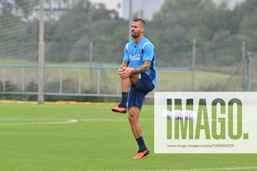 Foto IPP Felice De Martino Castel Volturno (Ce) 12 10 2026 Allenamento Napoli pre gara Champions League con il Villareal Nella foto: Leonardo Spinazzola Italy Photo Press World Copyright Castel Volturno italy ITALY