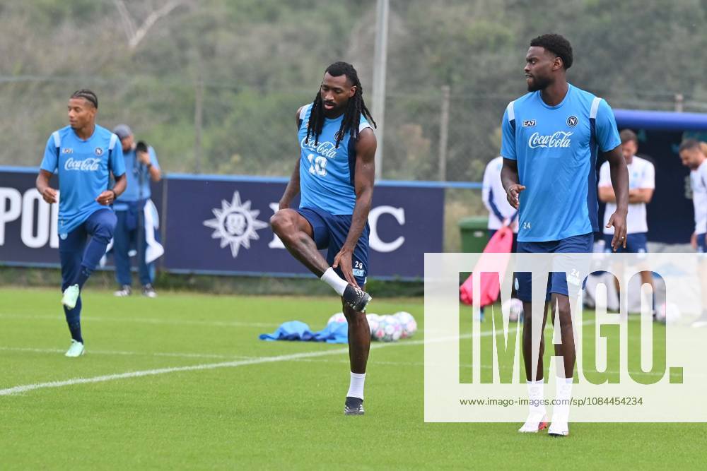 Foto IPP Felice De Martino Castel Volturno (Ce) 12 10 2026 Allenamento Napoli pre gara Champions League con il Villareal Nella foto: Frank Zambo Anguissa Italy Photo Press World Copyright Castel Volturno italy ITALY