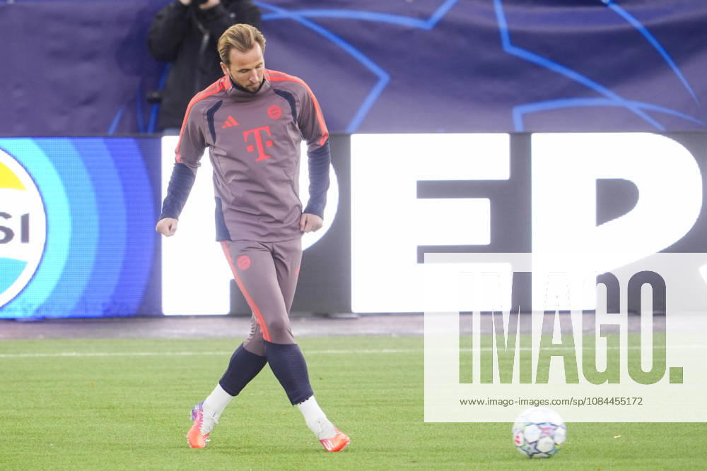 Soccer, Champions League 2026–2027, Viking, Bayern Munich, Stavanger, October 12, 2026: Bayern Munich’s Harry Kane trains at Lyse Arena in Stavanger, the day of the Champions League match between Viking and Bayern Munich. Photo: Lise Aserud, NTB, Stavanger, Norway. . RESTRICTED USE FOR BETTING COMPANIES