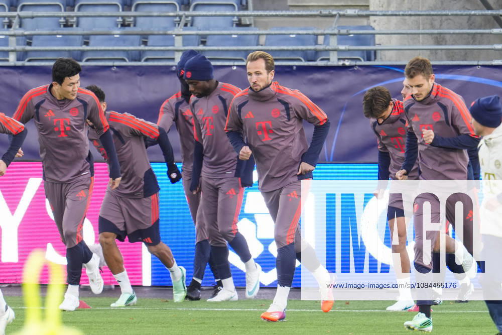 Soccer, Champions League 2026–2027, Viking, Bayern Munich, Stavanger, October 12, 2026: Bayern Munich’s Harry Kane trains at Lyse Arena in Stavanger, the day of the Champions League match between Viking and Bayern Munich. Photo: Lise Aserud, NTB, Stavanger, Norway. . RESTRICTED USE FOR BETTING COMPANIES