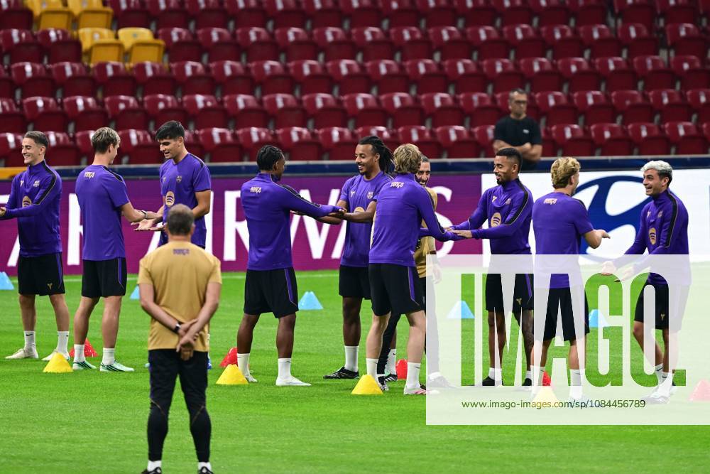 Barcelona complete preparations for Champions League clash with Galatasaray in Istanbul ISTANBUL, TURKIYE - OCTOBER 12: Barcelona players take part in a training session at RAMS Park as they complete preparations for their UEFA Champions League Week 2 match against Galatasaray, on October 12, 2026 in Istanbul, Turkiye. The session was led by head coach Hansi Flick, with the opening 15 minutes made available to members of the media ahead of the match. Cem Tekkesinoglu Anadolu Istanbul Turkey. Editorial use only. Please get in touch for any other usage.