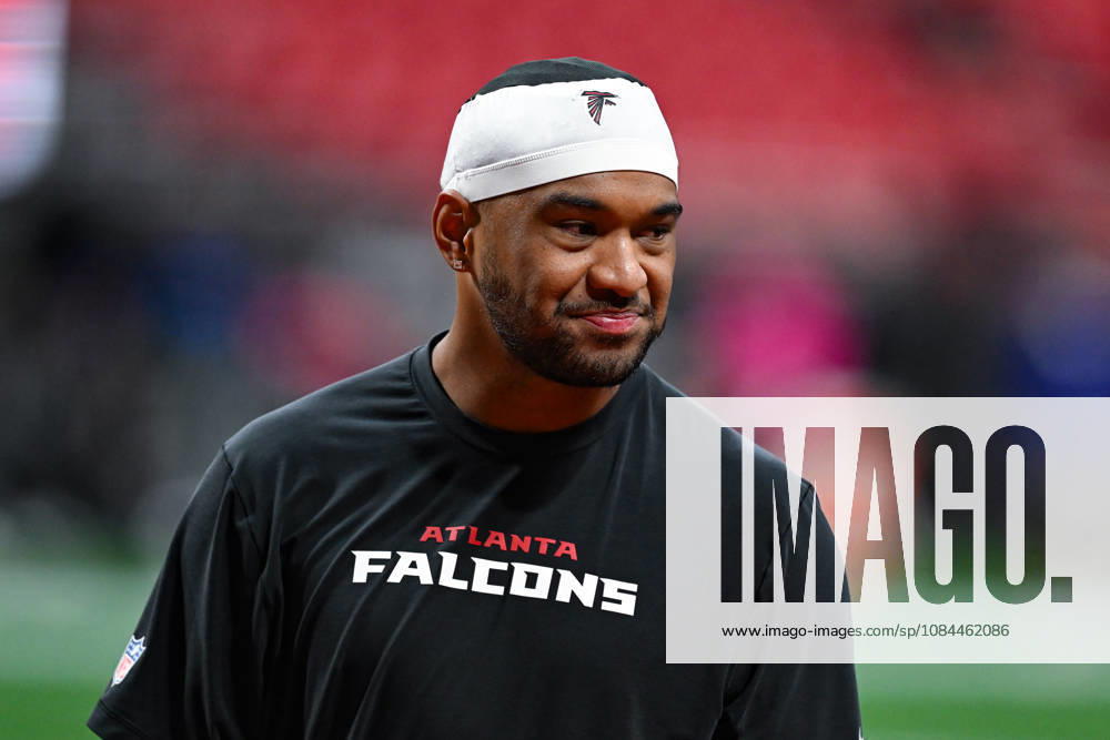 ATLANTA, GA - OCTOBER 11: Atlanta quarterback Tua Tagovailoa (1) warms up prior to the start of the NFL, American Football Herren, USA game between the Baltimore Ravens and the Atlanta Falcons on October 11th, 2026 at Mercedes-Benz Stadium in Atlanta, GA. (Photo by Rich von Biberstein Icon Sportswire) NFL: OCT 11 Ravens at Falcons Icon261011088