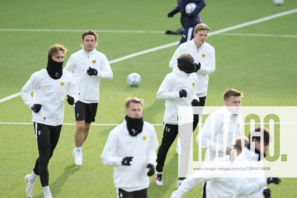 Soccer, Champions League 2026–2027, Bodo Glimt, Borussia Dortmund, Bodo 20261013, Bodo Glimt training at Aspmyra Stadium, the day of the Champions League match between Bodo Glimt and Borussia Dortmund. Photo: Terje Pedersen, NTB, Bodo, Norway. . RESTRICTED USE FOR BETTING COMPANIES.