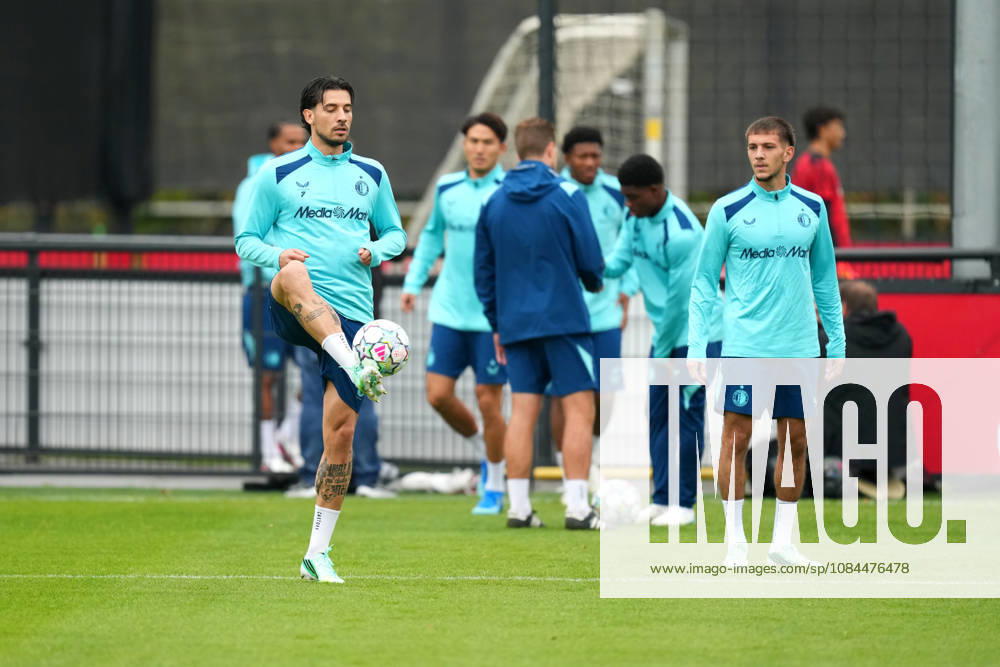 Training Champions League Feyenoord Rotterdam 2026 2027 Rotterdam - Jakub Moder of Feyenoord Rotterdam dribbles during a training before the Champions League match against Como 1907. The training is set at Trainingscomplex 1908 on 13 October 2026 in Rotterdam, Netherlands. (Hero Images Yannick Verhoeven)