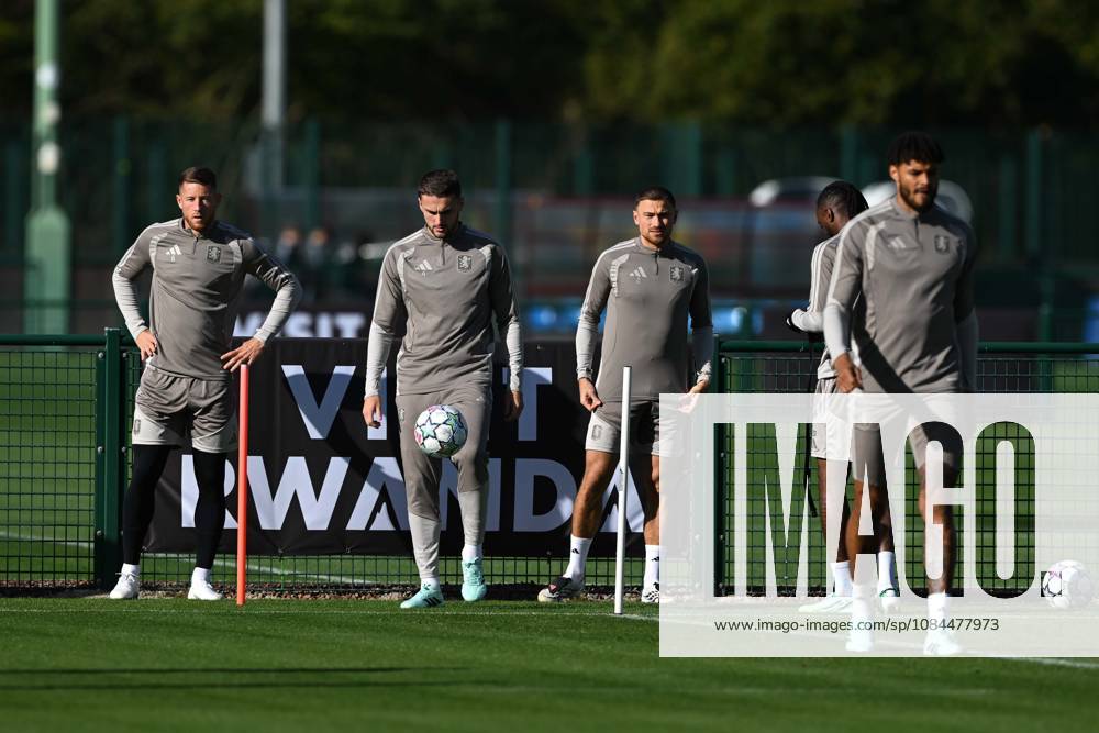 Aston Villa completes preparations for UCL clash against Fenerbahce TAMWORTH, UNITED KINGDOM - OCTOBER 13: Aston Villa team completes its preparations for the UEFA Champions League second matchday against Fenerbahce with a training session at the Bodymoor Heath Training Ground, in Tamworth, United Kingdom on October 13, 2026. Rasid Necati Aslim Anadolu Tamworth United Kingdom. Editorial use only. Please get in touch for any other usage.