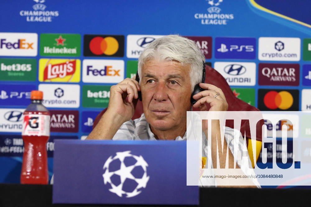 SOCCER - UEFA Champions League - AS Roma - press conference, PK, Pressekonferenz Photo by IPA ABACAPRESS.COM89631951 - October 13, 2026 Champions League: Press Conference with Gasperini and Malen Training Sessions In the photo: Gasperini (Photo by Gino Mancini) Roma Italy