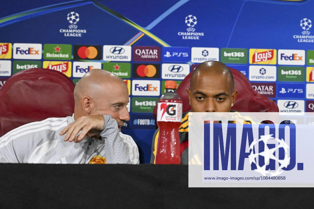 SOCCER - UEFA Champions League - AS Roma - press conference, PK, Pressekonferenz Photo by IPA ABACAPRESS.COM89631935 - Donyell Malen of Roma during the 2026-2027 UEFA Champions League match between AS Roma and Real Madrid, at the press conference and pre-match training session at the Trigoria Training Center on October 13, 2026, in Rome, Rome. during the AS Roma press conference for the UEFA Champions League soccer match in Rome, Italy, on October 13, 2026 Roma Italy