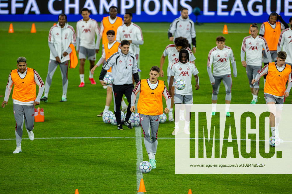 Football - UEFA Champions League - LASK v Liverpool FC - MD-1 LINZ, AUSTRIA - Tuesday, October 13, 2026: Liverpool s Florian Wirtz during a training session ahead of the UEFA Champions League 2026 27 League Phase MD2 match between LASK and Liverpool FC at the Oberösterreich Arena. (Photo by David Rawcliffe Propaganda) LINZ Oberösterreich Arena UPPER AUSTRIA AUSTRIA
