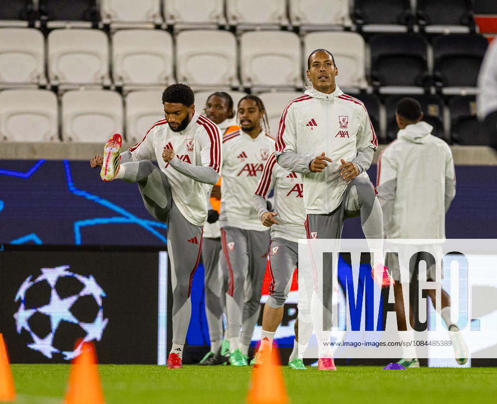 Football - UEFA Champions League - LASK v Liverpool FC - MD-1 LINZ, AUSTRIA - Tuesday, October 13, 2026: Liverpool s captain Virgil van Dijk during a training session ahead of the UEFA Champions League 2026 27 League Phase MD2 match between LASK and Liverpool FC at the Oberösterreich Arena. (Photo by David Rawcliffe Propaganda) LINZ Oberösterreich Arena UPPER AUSTRIA AUSTRIA