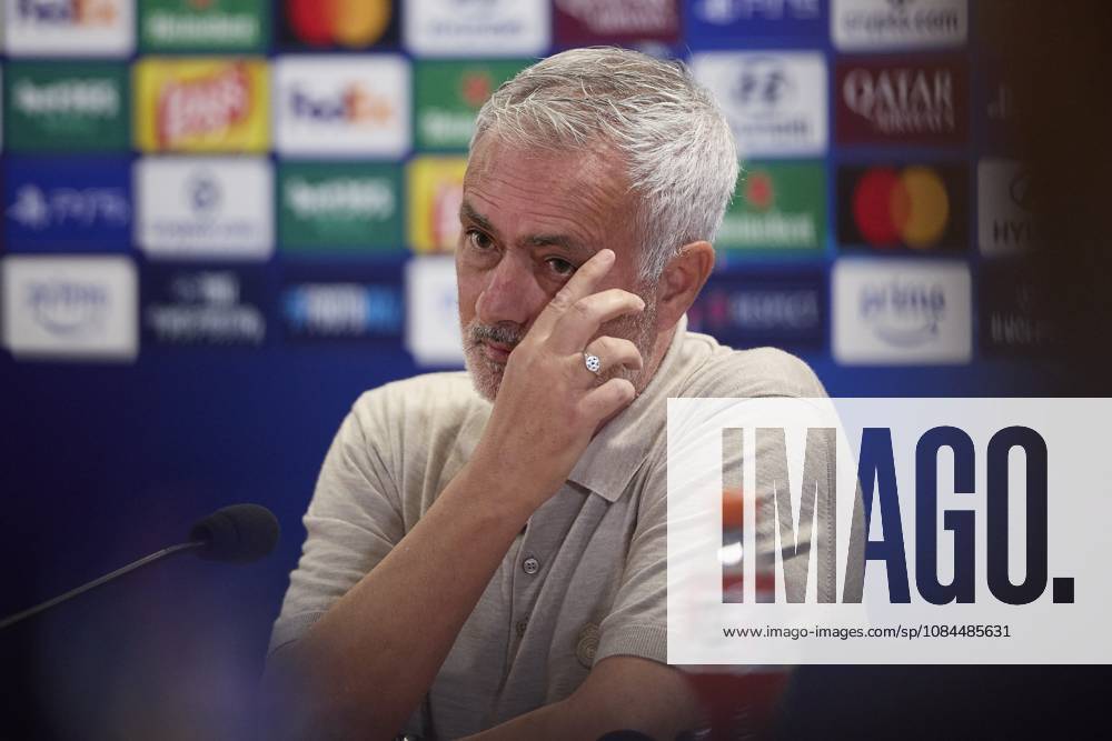 Coach Jose Mourinho (Real Madrid CF) attends a press conference, PK, Pressekonferenz on the eve of the UEFA Champions League 2026 2027 match between AS Roma and Real Madrid CF..Real Madrid CF is holding its pre-match press conference ahead of its second UEFA Champions League game. UEFA Champions League 2026 2027 - Real Madrid CF Press Conference In Rome, Italy - 13 Oct 2026 - ZUMAs197 20261013_aaa_s197_136
