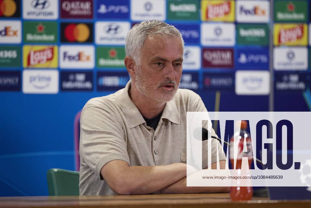 Coach Jose Mourinho (Real Madrid CF) attends a press conference, PK, Pressekonferenz on the eve of the UEFA Champions League 2026 2027 match between AS Roma and Real Madrid CF..Real Madrid CF is holding its pre-match press conference ahead of its second UEFA Champions League game. UEFA Champions League 2026 2027 - Real Madrid CF Press Conference In Rome, Italy - 13 Oct 2026 - ZUMAs197 20261013_aaa_s197_139