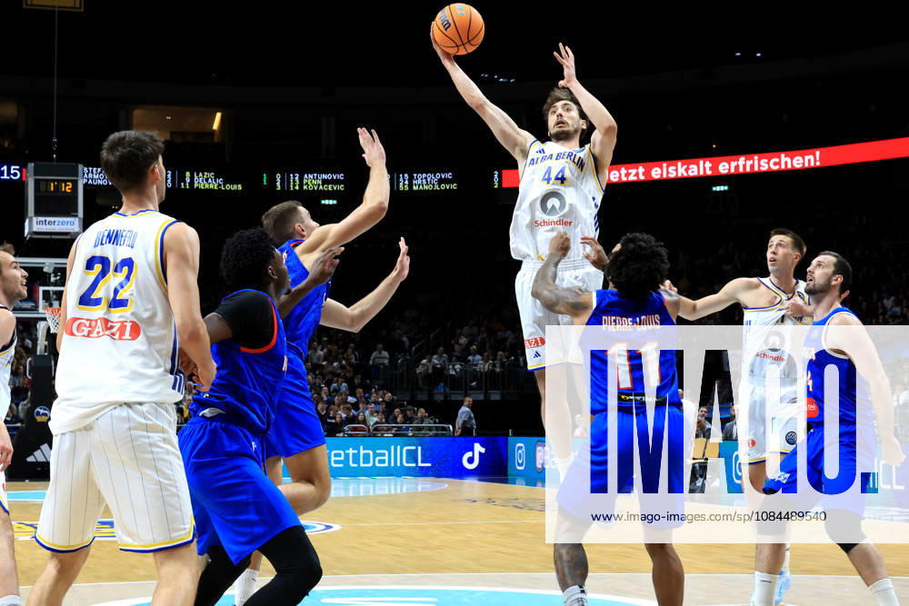 Deutschland, GER, DEU, Basketball, Champions League (BCL), 1.Tag, Saison 2026 2027, Berlin, ALBA Berlin vs Igokea JULIUS BOEHMER ( ALBA Berlin 44 ) nordphoto GmbH Engler Berlin Uber-Arena Berlin Deutschland