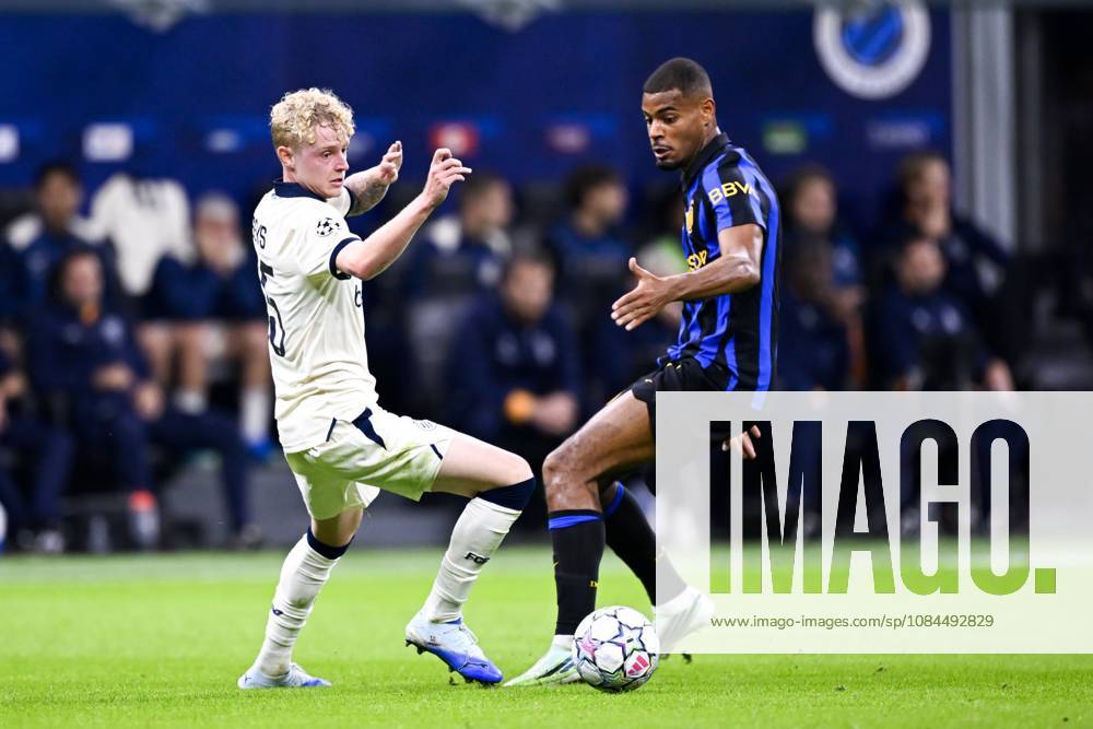 Inter Milan v Club Brugge - UEFA Champions League MILAN, ITALY - OCTOBER 13 : Seys Joaquim defender of Club Brugge in action during the UEFA Champions League 2026 27 League Phase matchday 2 match between Inter Milan and Club Brugge on October 13, 2026 in Milan, Italy, 13 10 2026 Milan Italy