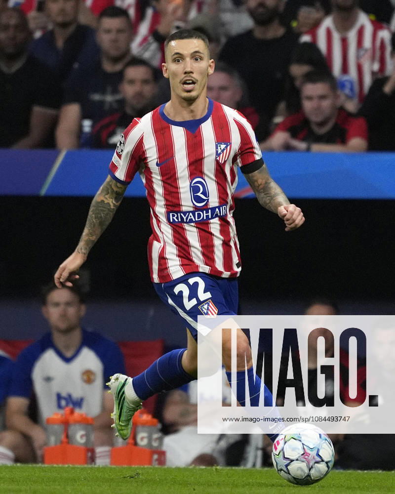 ATLETICO DE MADRID v Manchester United, ManU CHAMPIONS LEAGUE 2026 2027. LEAGUE PHASE. ROUND 2. Atletico de Madrid s Alejandro Grimaldo during Champions League 2026 2027, League Phase, match 2. October 13 ,2026. (ALTERPHOTOS Acero) MadridSpain