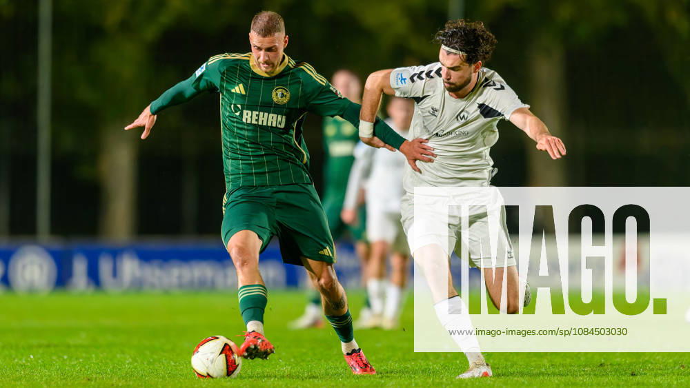 Fussball - Saison 2026 2027 - Regionalliga Bayern - 14. Spieltag: SC Eltersdorf - SV Wacker Burghausen - JoTe - - Tom Feulner (23, SC Eltersdorf ) Moritz Bangerter (17, SV Wacker Burghausen )