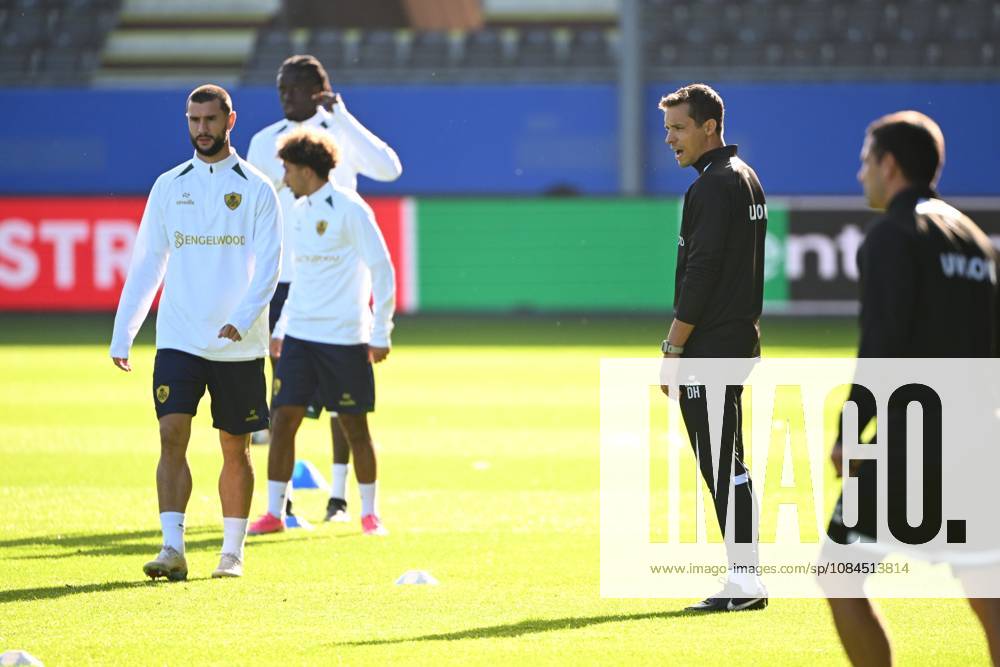 Royale Union Saint-Gilloise v Real Sociedad de Futbol - UEFA Europa League Media Activities 14 10 2026 LEUVEN, BELGIUM - OCTOBER 14 : Hubert David head coach of Royale Union Saint-Gilloise pictured during a training session ahead of the UEFA Europa League 2026 27 League Phase matchday 2 match between Royale Union Saint-Gilloise and Real Sociedad de Futbol on October 14, 2026 in Leuven, Belgium, 14 10 2026 Leuven Belgium