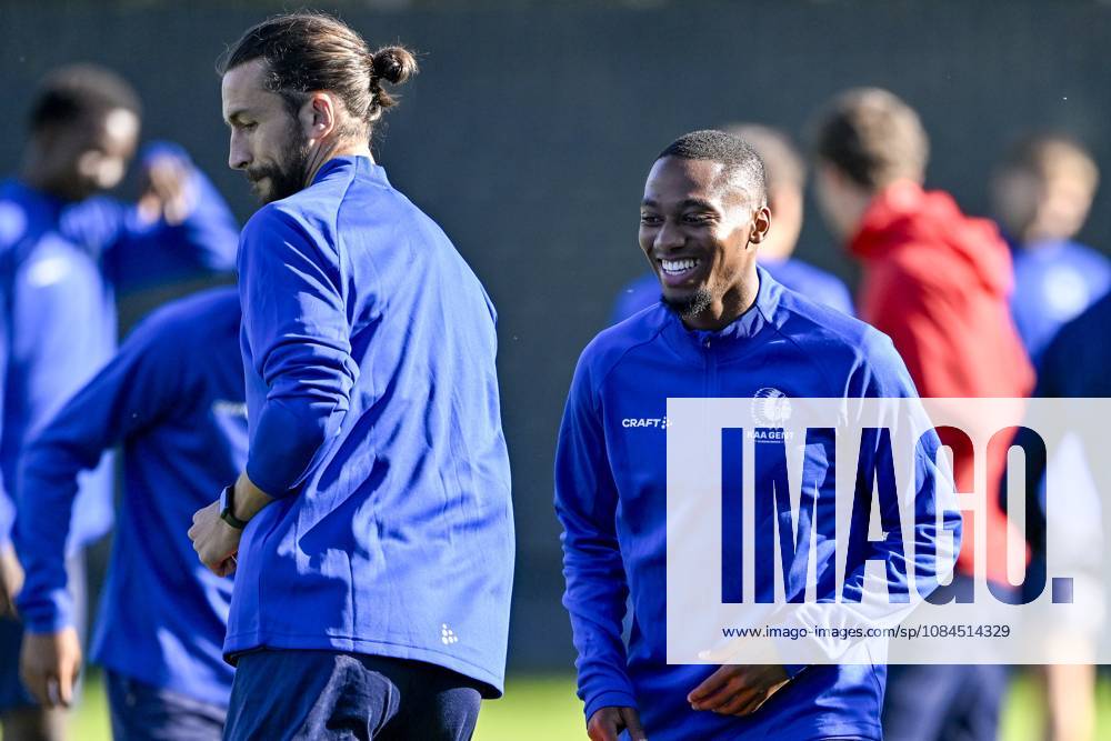 KAA Gent v AGF Aarhus - UEFA Conference League Media Activities 14 10 2026 GENT, BELGIUM - OCTOBER 14 : Balikwisha Michel-Ange forward of KAA Gent pictured during a training session ahead of the UEFA Conference League 2026 27 League Phase matchday 1 match between KAA Gent and AGF Aarhus on October 14, 2026 in Gent, Belgium, 14 10 2026 Gent Belgium
