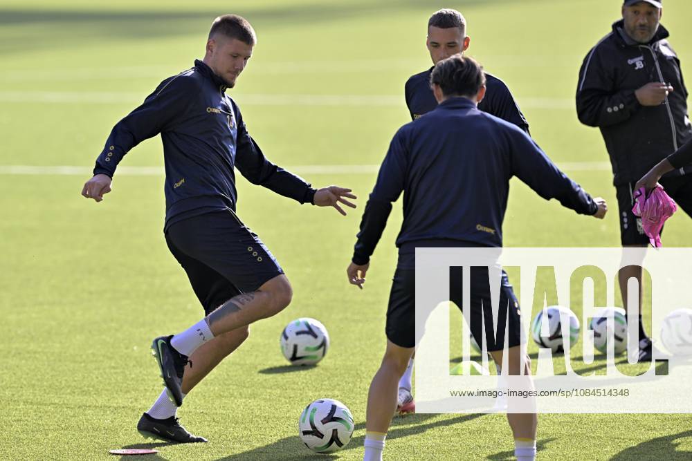 Sint-Truidense VV v Iberia Tbilisi - UEFA Conference League Media Activities 14 10 2026 SINT-TRUIDEN, BELGIUM - OCTOBER 14 : Merlen Ryan midfielder of Sint-Truidense VV pictured during a training session ahead of the UEFA Conference League 2026 27 first qualifying round between Sint-Truidense VV and Iberia Tbilisi on October 14, 2026 in Sint-Truiden, Belgium, 14 10 2026 Sint-Truiden Belgium