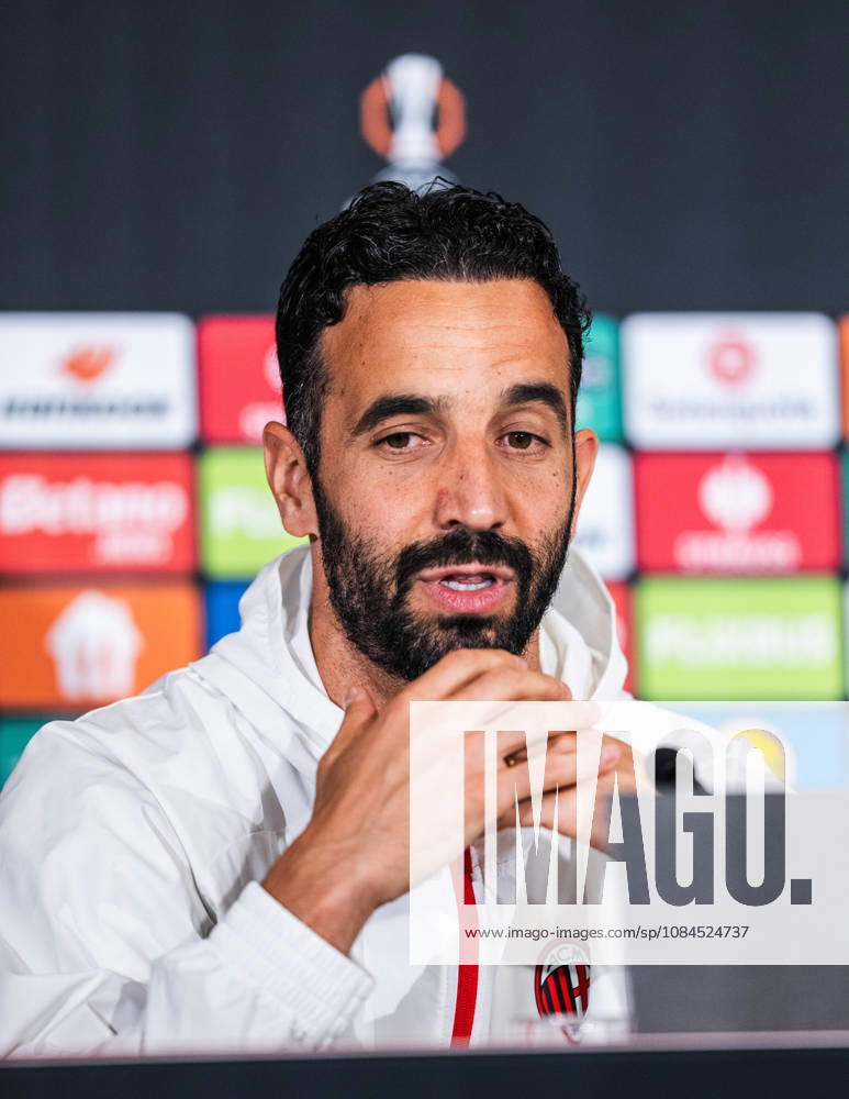 SOCCER - UEFA EL, RBS vs Milan SALZBURG,AUSTRIA,14.OCT.26 - SOCCER - UEFA Europa League, Red Bull Salzburg vs AC Milan, preview, press conference, PK, Pressekonferenz Milan. Image shows head coach Ruben Amorin (Milan). GEPAxpictures Arellano
