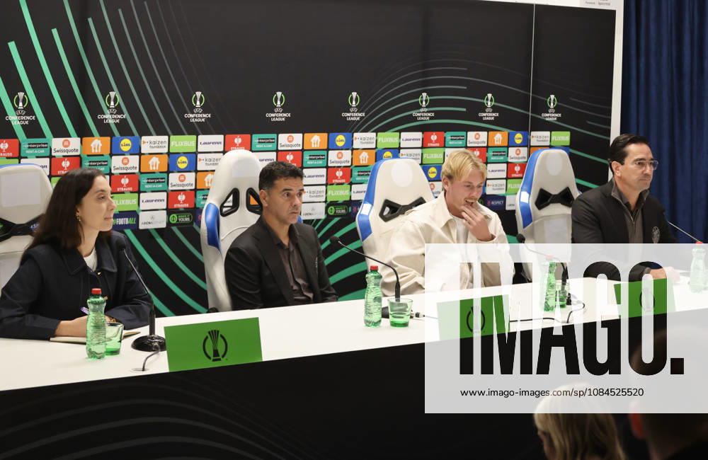 AFC Ajax press conference, PK, Pressekonferenz AFC Ajax Head Coach Michel Sanchez and Julian Brandt of AFC Ajax holds a press conference ahead of the UEFA Conference League league phase match against HNK Hajduk Split in Split, Croatia, on October 14, 2026. IvoxCagalj PIXSELL