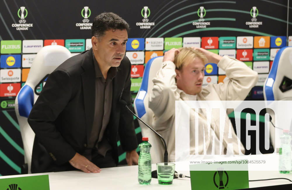 AFC Ajax press conference, PK, Pressekonferenz AFC Ajax Head Coach Michel Sanchez and Julian Brandt of AFC Ajax holds a press conference ahead of the UEFA Conference League league phase match against HNK Hajduk Split in Split, Croatia, on October 14, 2026. IvoxCagalj PIXSELL