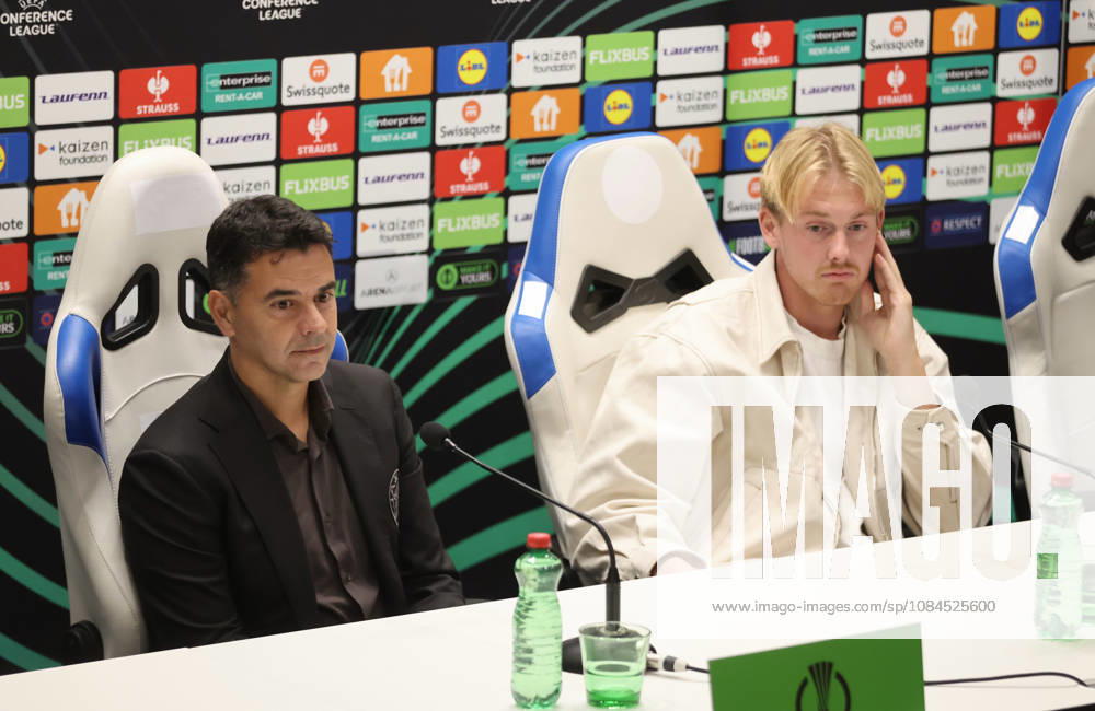 AFC Ajax press conference, PK, Pressekonferenz AFC Ajax Head Coach Michel Sanchez and Julian Brandt of AFC Ajax holds a press conference ahead of the UEFA Conference League league phase match against HNK Hajduk Split in Split, Croatia, on October 14, 2026. IvoxCagalj PIXSELL