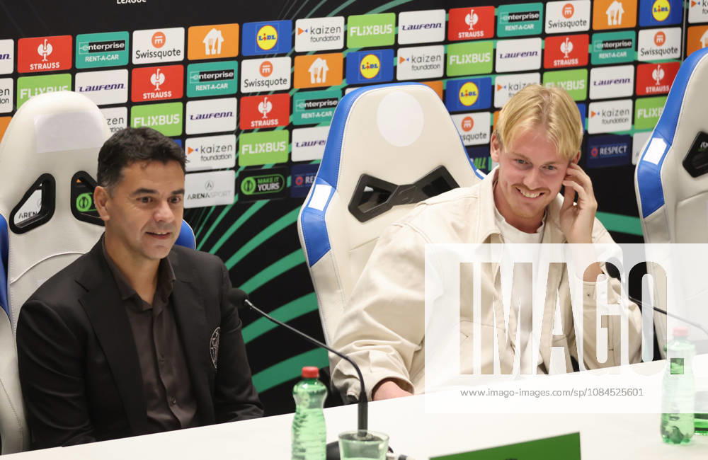 AFC Ajax press conference, PK, Pressekonferenz AFC Ajax Head Coach Michel Sanchez and Julian Brandt of AFC Ajax holds a press conference ahead of the UEFA Conference League league phase match against HNK Hajduk Split in Split, Croatia, on October 14, 2026. IvoxCagalj PIXSELL