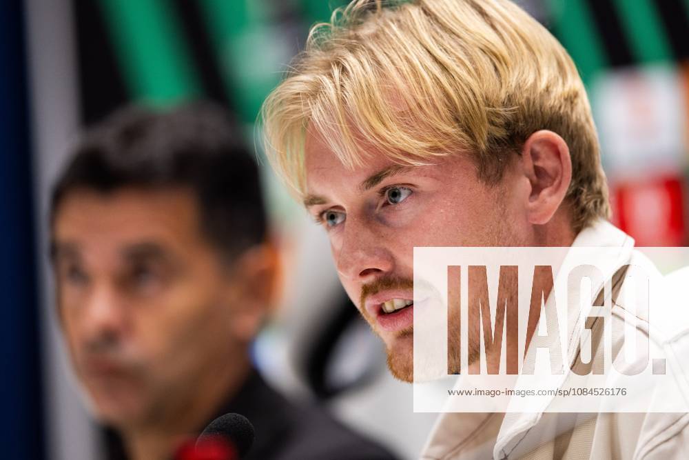 SPLIT - Julian Brandt of Ajax during a press conference, PK, Pressekonferenz the day before the Conference League match between Hadjuk Split and Ajax at the Poljud Stadium. SONNY LENSEN ANP ANPxSportx IVx 572434996 originalFilename: 572434996