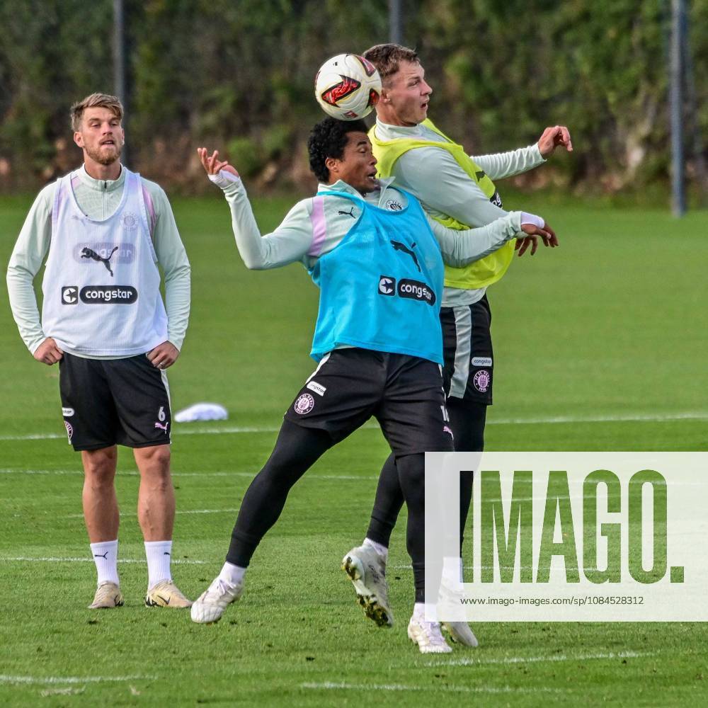 Joel Chima Fujita Nemeth David ( Pauli ) Deutschland , Hamburg , Trainingsgelände an der Kollaustrasse , Fussball , 2. Bundesliga , FC St Pauli
