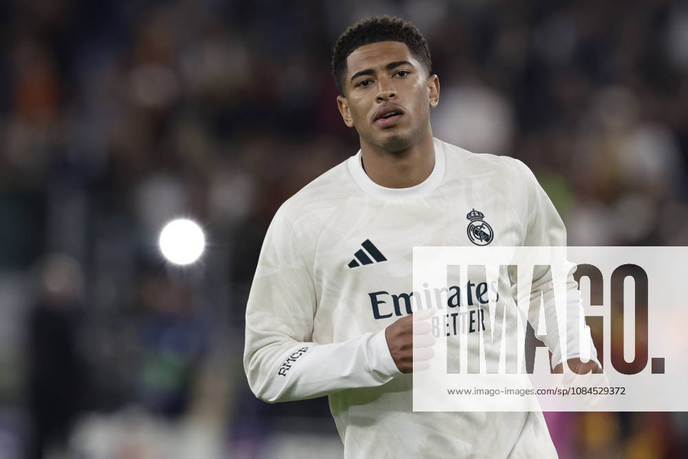 UEFA Champions League AS Roma vs Real Madrid Real Madrid s English midfielder Jude Bellingham during UEFA Champions League match between AS Roma vs Real Madrid at Olimpico stadium on October 14, 2026 in Rome, Italy. _BPH0961