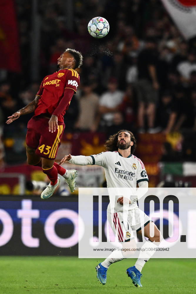 As Roma 14 10 2026 - Champions League Roma-Real Madrid foto Antonello Sammarco Image nella foto: Wesley-Marc Cucurella