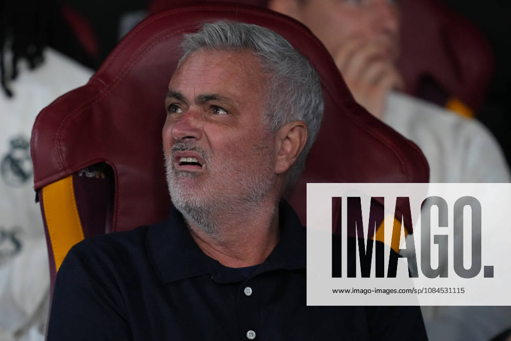 Real Madrid’s head coach Jose Mourinho during the UEFA Champions League Phase - Matchday 2 soccer match between AS Roma and Real Madrid at the Rome s Olympic stadium, Italy - Wednesday October 14, 2026 - Soccer ( Photo by Alfredo Falcone LaPresse )