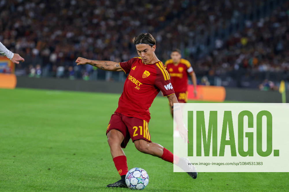 Europa Champions League 2026 27 between Roma vs Real Madrid Paulo Dybala of AS Roma during the Champions League football match between AS Roma and FC Real Madrid at the Stadio Olimpico in Rome on October 14, 2026 Pictured: Roma stadio Olimpico Roma Italy