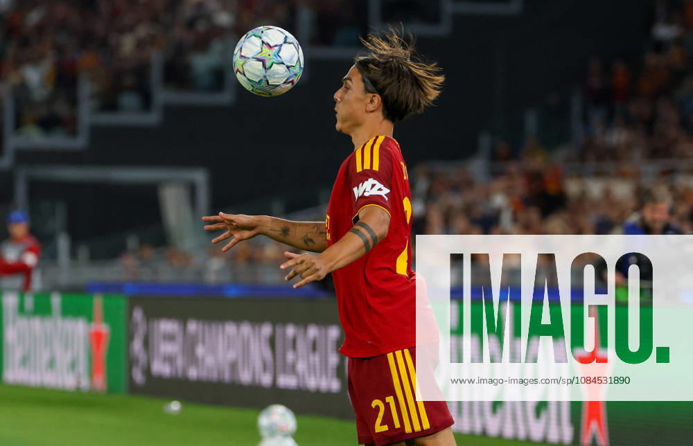 Paulo Dybala of AS Roma during the Champions League football match between AS Roma and FC Real Madrid at the Stadio Olimpico in Rome on October 14, 2026.Pictured: Roma Italy - ZUMAs236 20261014_aap_s236_042