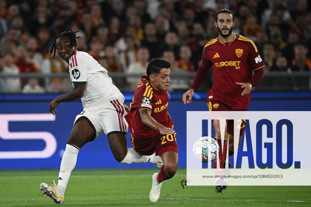 AS Roma v Real Madrid - UEFA Champions League ROME, ITALY, OCTOBER 14: Players in action during the League phase of the UEFA Champions League football match between Roma and Real Madrid at the Olympic Stadium in Rome, Italy, on October 14, 2026. Isabella Bonotto Anadolu Rome Italy. Editorial use only. Please get in touch for any other usage.