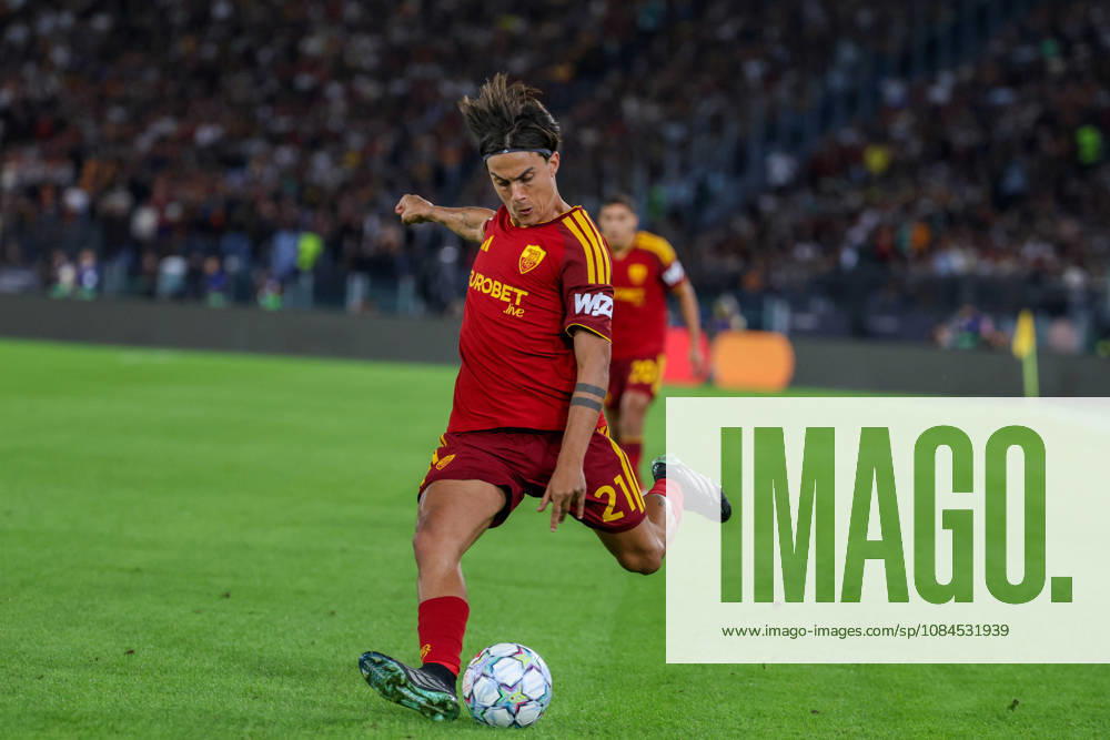 Paulo Dybala of AS Roma during the Champions League football match between AS Roma and FC Real Madrid at the Stadio Olimpico in Rome on October 14, 2026.Pictured: Roma Italy - ZUMAs236 20261014_aap_s236_046