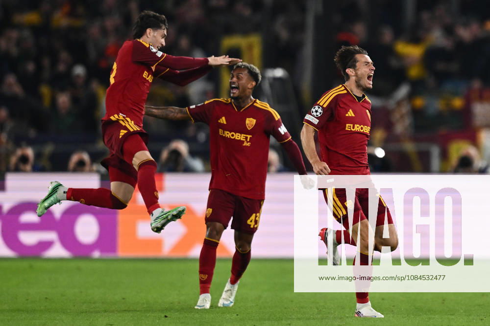 As Roma 14 10 2026 - Champions League Roma-Real Madrid foto Antonello Sammarco Image nella foto: esultanza gol Marten de Roon