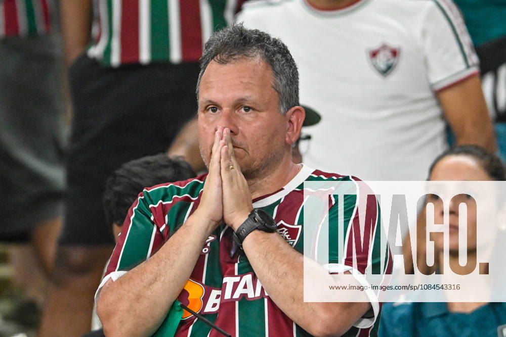 Fluminense x Palmeiras RIO DE JANEIRO, RJ - 14.10.2026: FLUMINENSE X PALMEIRAS - Fan during the match between Fluminense and Palmeiras, valid for the semifinal of the CONMEBOL Libertadores 2026, held at the Maracanã stadium, on the night of this Wednesday (14), in Rio de Janeiro, RJ. (Photo: Celso Pupo Fotoarena) x3032006x CelsoxPupo