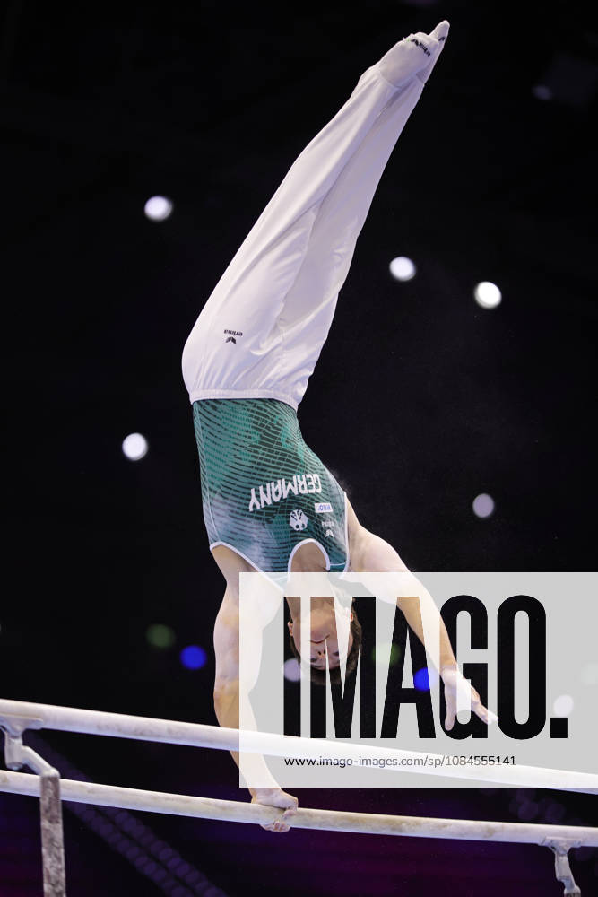 Radomyr Stelmakh, GER, during podiumtraining at 2026 Worlds in Rotterdam; 15 10 2026;