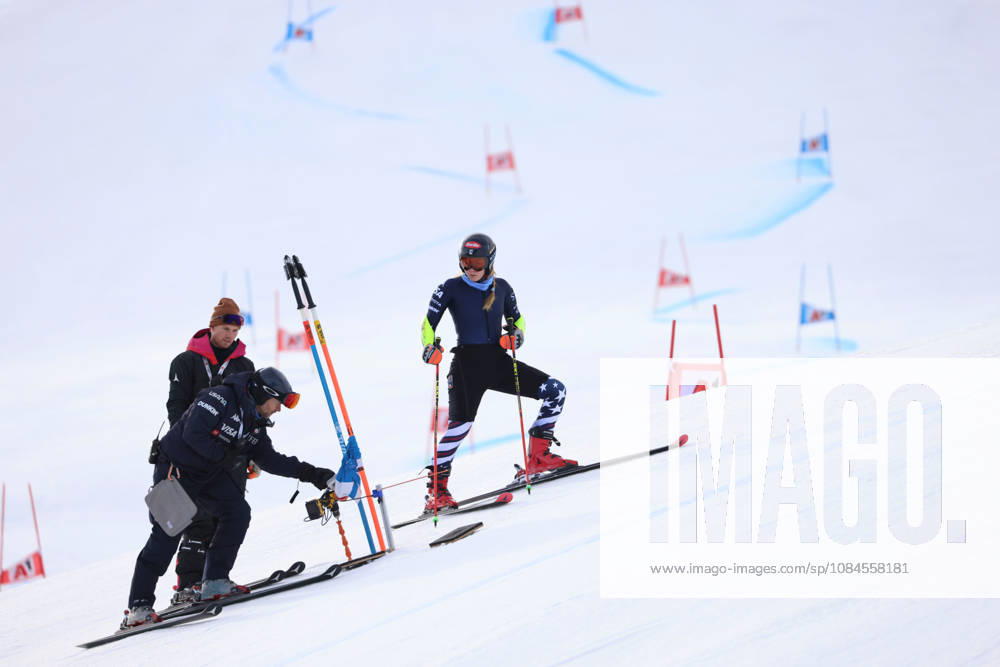 ALPINE SKIING - Ski Austria, training SOELDEN,AUSTRIA,15.OCT.26 - ALPINE SKIING - Ski Austria, giant slalom, training and qualification. Image shows Mikaela Shiffrin (USA). GEPAxpictures xMathiasxMandl