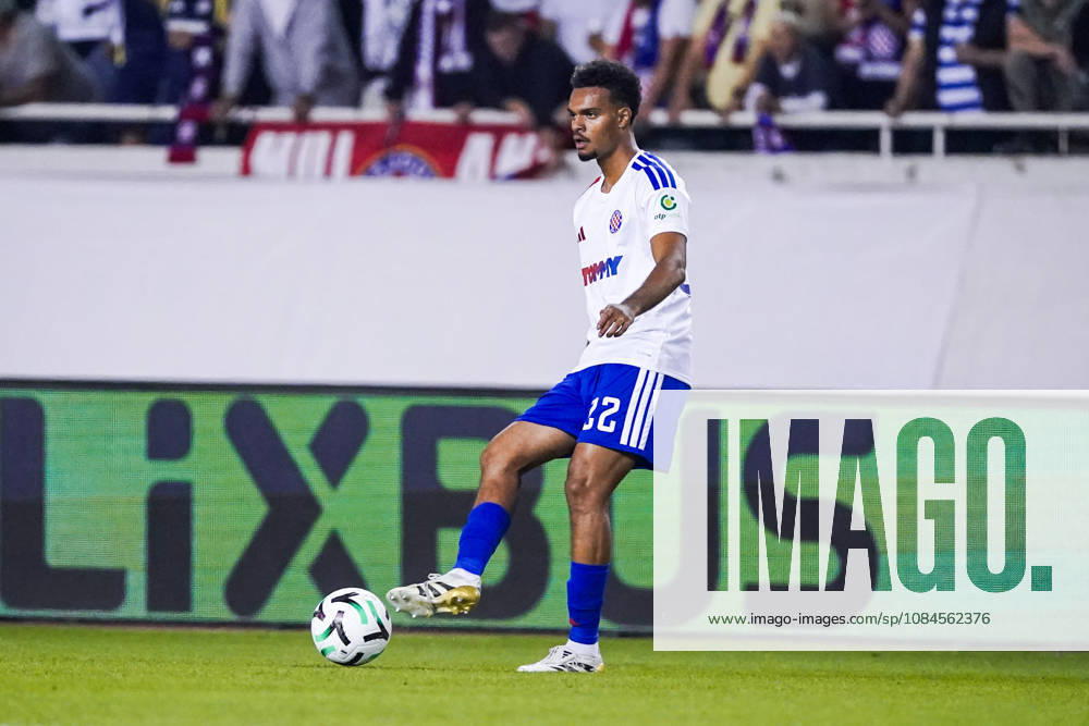 Fussball: Kroatien: UEFA Conference League 2026 2027 - 1. Runde, 15.10.2026 - HNK Hajduk Split vs. AFC Ajax Amsterdam - Stadion Poljud (Split, Kroatien); Mathieu Acapandie (Hajduk Split)