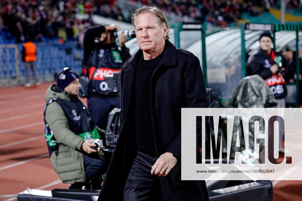 Football - UEFA Conference League - Round 1 - PFC CSKA Sofia - AS Monaco - 15.10.2026 Markus Gisdol, Head Coach of PFC CSKA Sofia during UEFA Conference League - Round 1 match between PFC CSKA Sofia and AS Monaco at Vasil Levski Stadium in Sofia, Bulgaria, on October 15th, 2026 in Sofia, Bulgaria. Bulgaria
